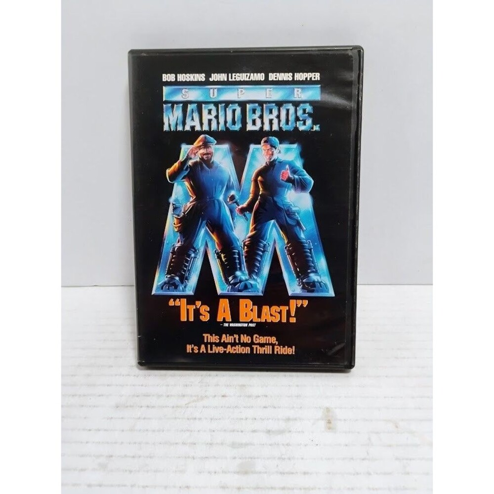 1993 HOLLYWOOD PICTURES SUPER MARIO BROS MOVIE LIVE ACTION DVD